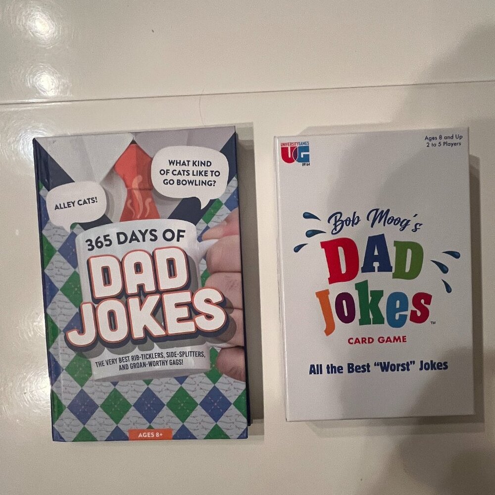 Dad Jokes - Card Game and 365 Days of Dad Jokes Book (new/kids/x)‎